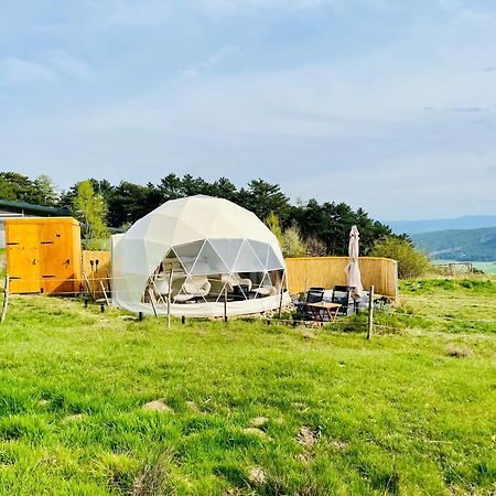 Glamping Hohe Wand - Zelt Mit Sternenfenster Und Whirlpool Maiersdorf Exterior foto