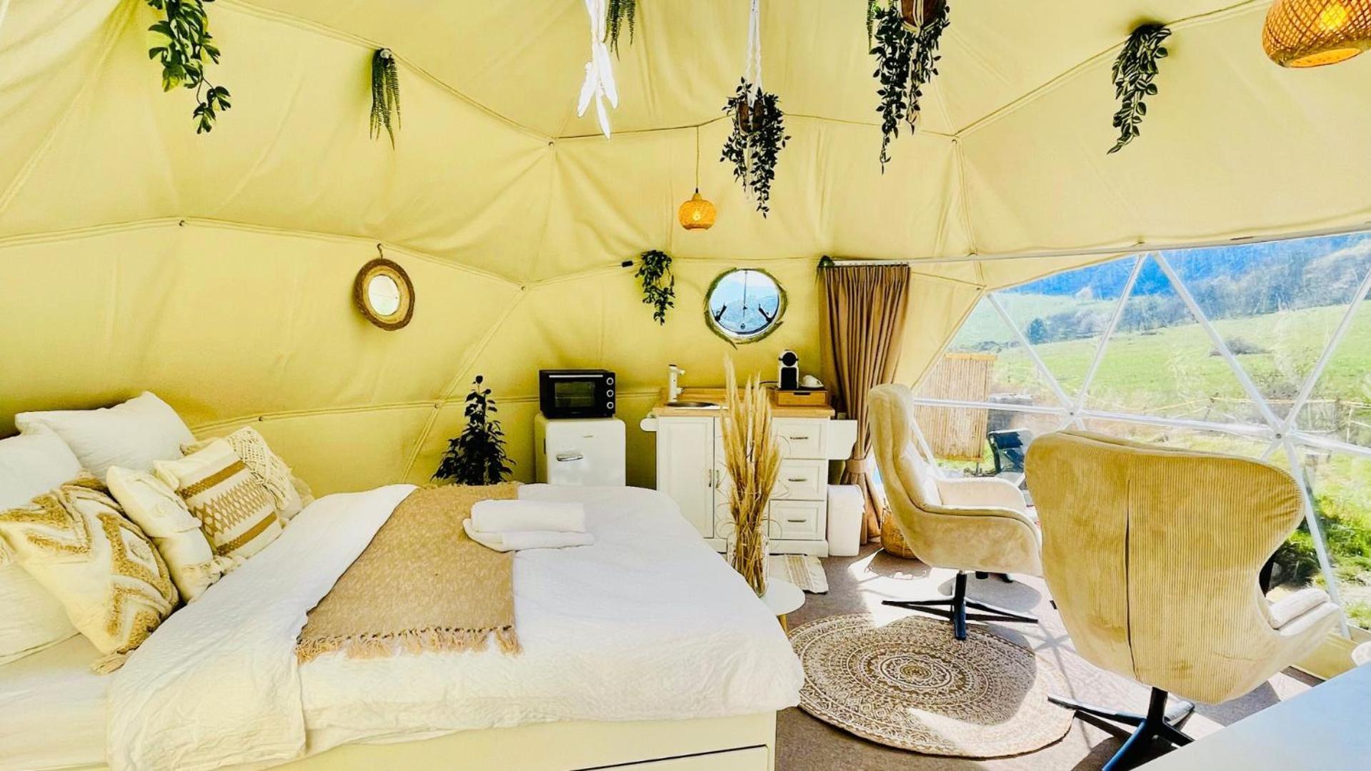 Glamping Hohe Wand - Zelt Mit Sternenfenster Und Whirlpool Maiersdorf Exterior foto